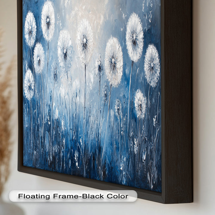Dreamy Dandelion Field Wall Art – Floral Oil Painting