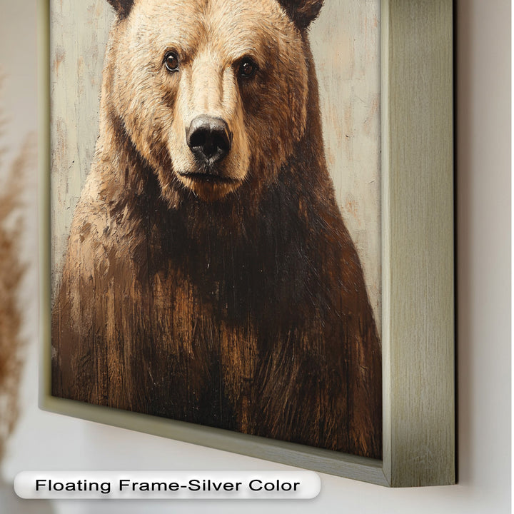 Brown Bear Portrait - Animal Oil Painting