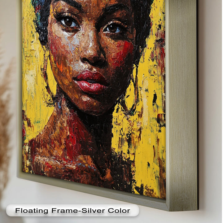 Radiant Soul – Bold Portrait Oil Painting in Fauvist Style