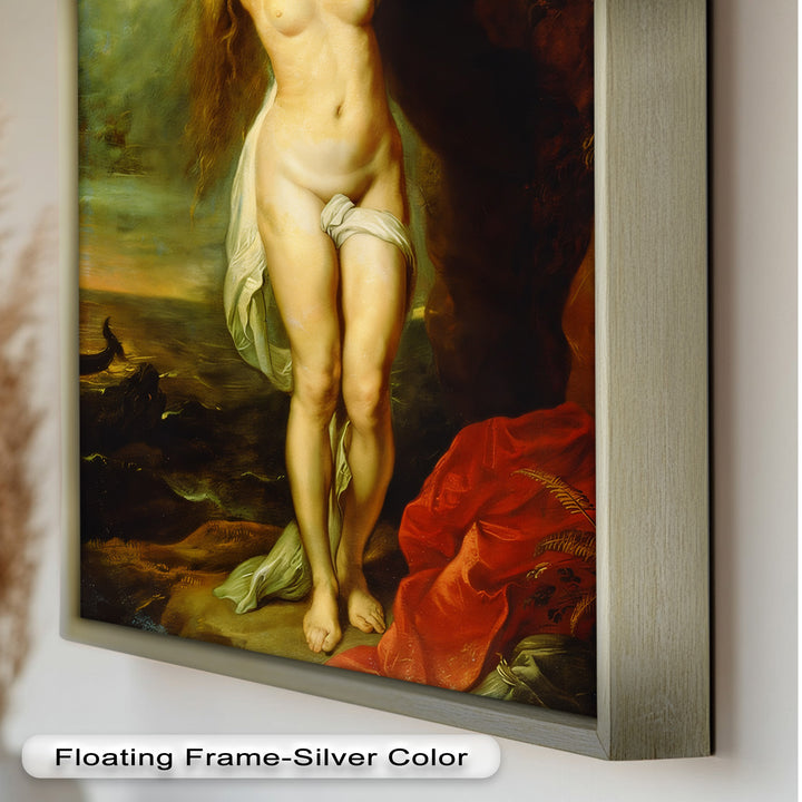 Andromeda Bound – Mythological Renaissance Nude Oil Painting
