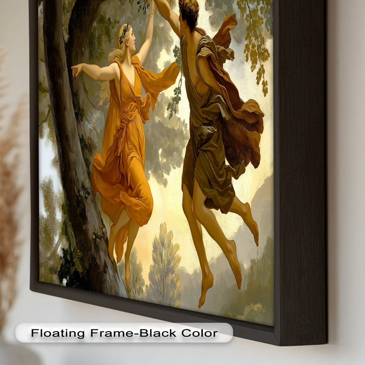 Dem Schicksal nachjagen – Apollo und Daphne, Renaissance-Akt-Ölgemälde