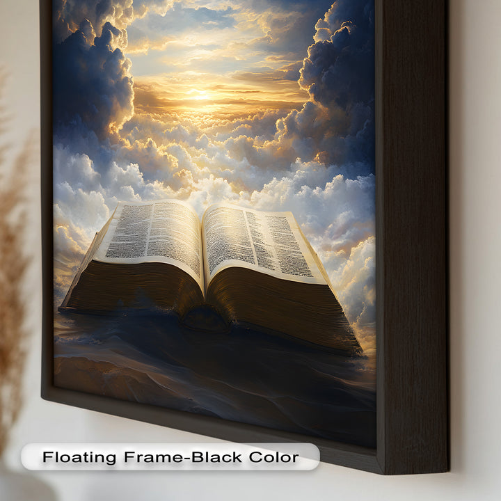 Himmlische Lichtschrift – Bibel-Ölgemälde