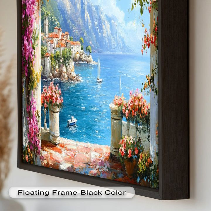 Mediterranean Coastal – Seaside Landscape Oil Painting