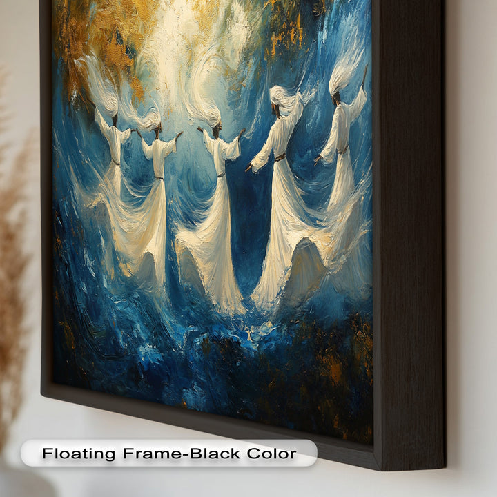 Spiritual Dervishes Wall Decor – Religious Oil Painting