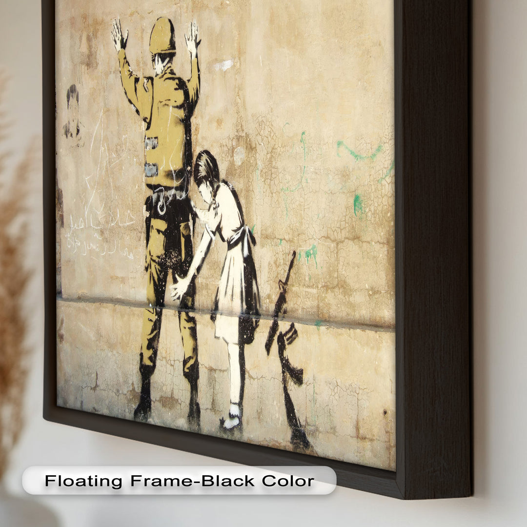 Innocence in Control – Banksy Oil Painting