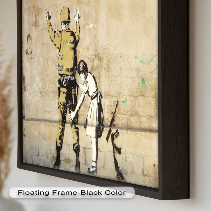Innocence in Control – Banksy Oil Painting