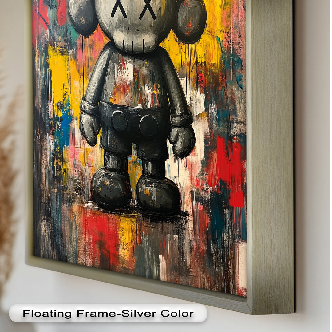 Urban Grit – KAWS Companion Oil Painting