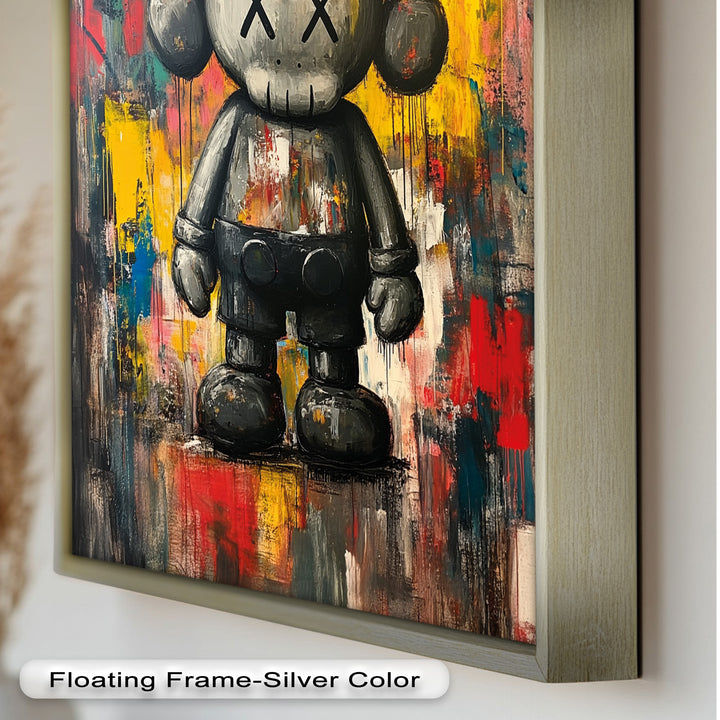 Urban Grit – KAWS Companion Oil Painting