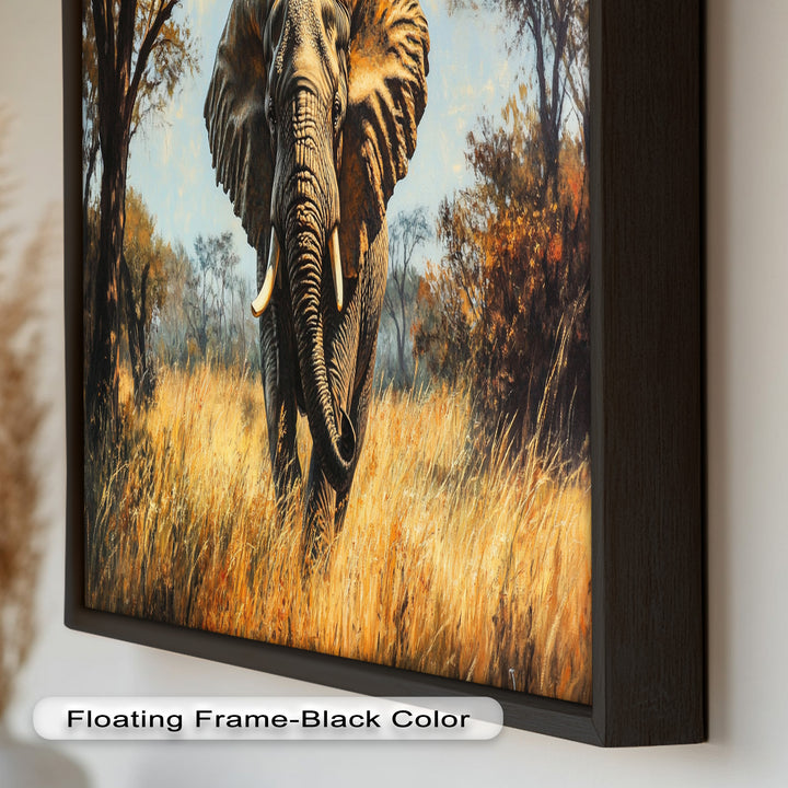 Guardian of the Wild – Elephant Oil Painting