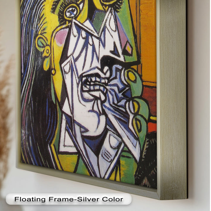 Woman in Anguish – Expressive Cubist Portrait Picasso Oil Painting