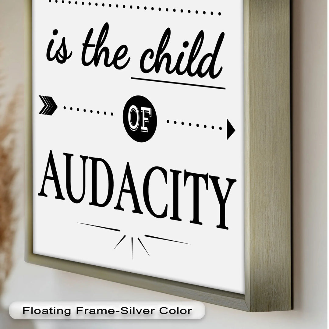 Success Is the Child of Audacity – Modern Oil Painting - MyPhotoStation