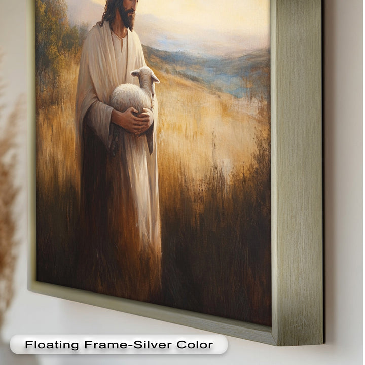 Psalm 23:1 – The Lord is My Shepherd Bible Verse Oil Painting