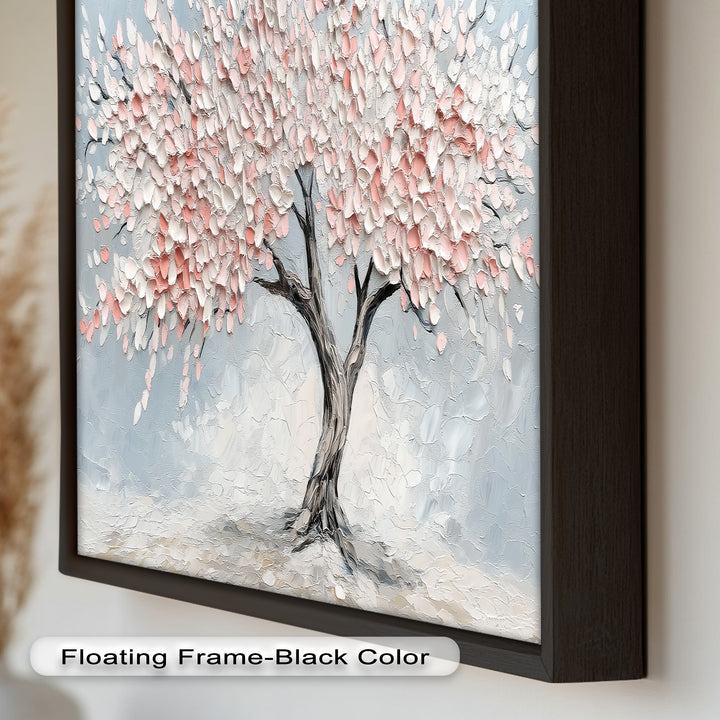 Blossoming Cherry Tree – Floral Oil Painting