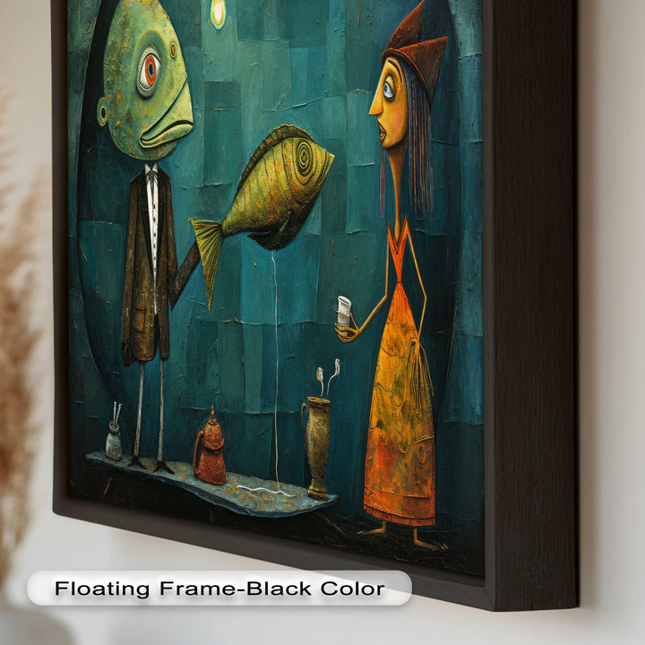The Offering – Surreal Tea Exchange Picasso Oil Painting
