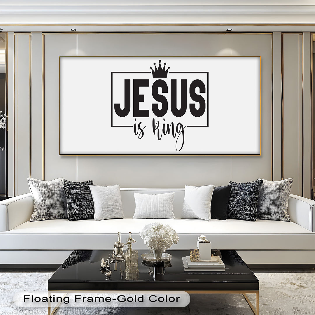 Jesus Is King – Christian Oil Painting