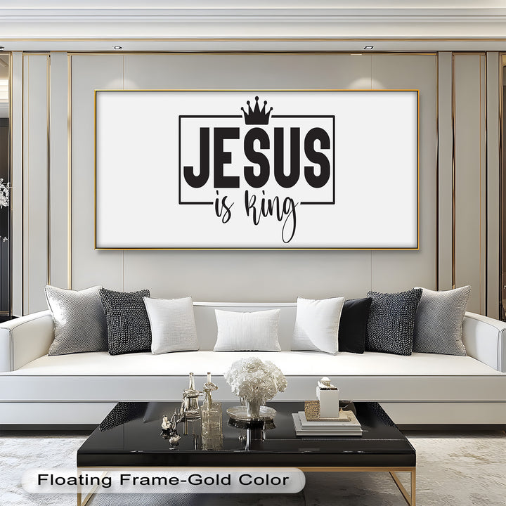 Jesus Is King – Christian Oil Painting