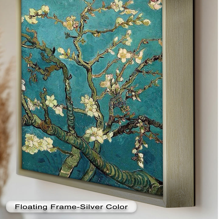 Spring Reverie – Blooming Almond Branches Flower Oil Painting