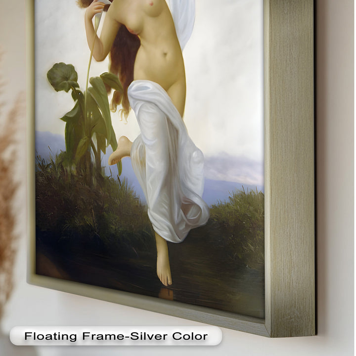 Whispers of the Wind – Classical Nude Goddess Renaissance Oil Painting