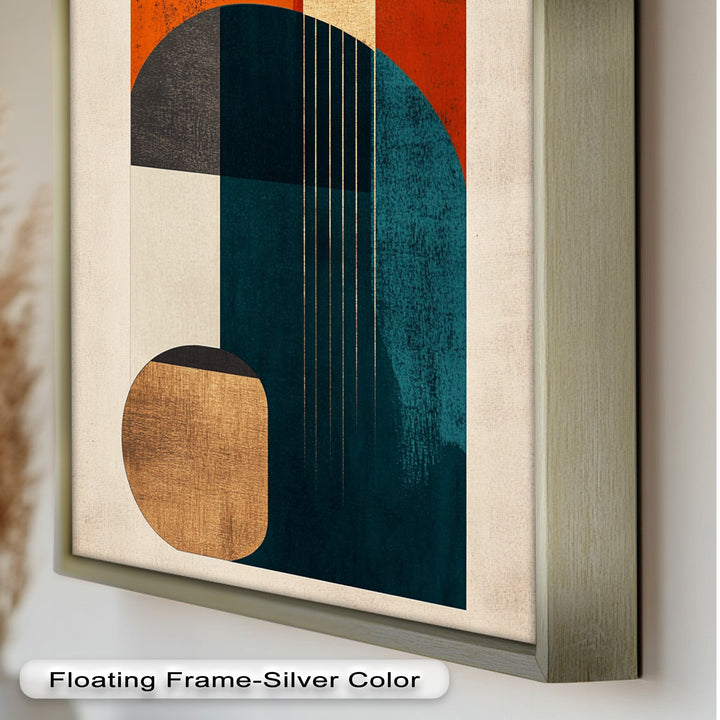 Modern Resonance – Abstract Geometric Oil Painting