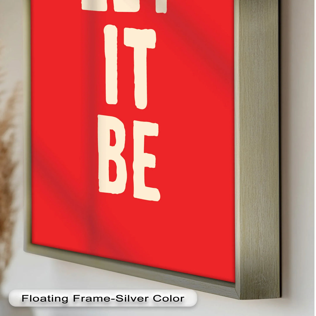 Let It Be – Red Oil Painting - MyPhotoStation
