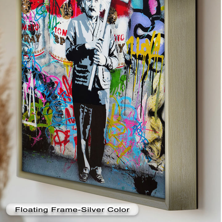 Einstein’s Protest – Banksy Oil Painting