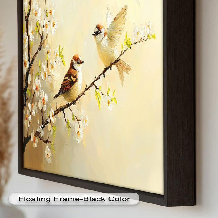 Spring Conversation – Animal Oil Painting