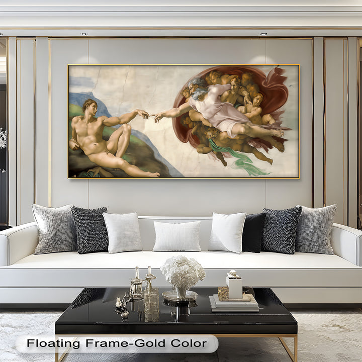 The Creation of Adam - Classicism Oil Painting