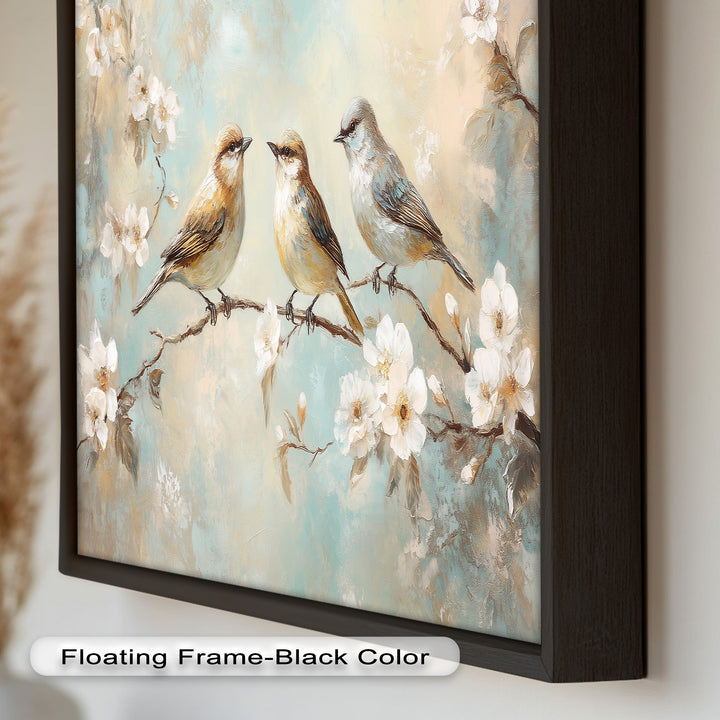 Springtime Songbirds – Animal Oil Painting