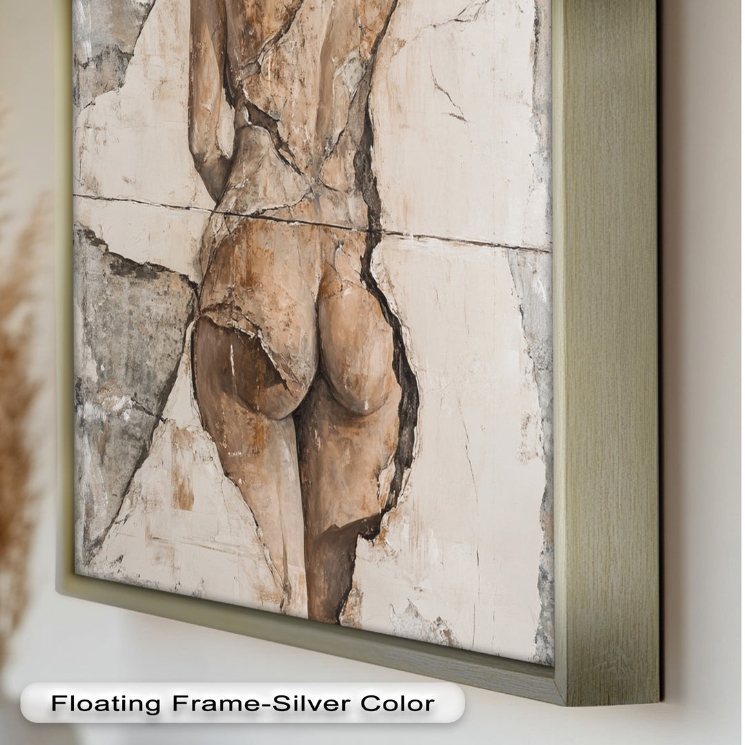Cracked Grace – Figurative Nude Oil Painting