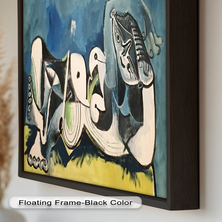 Reclining Abstraction – Picasso Nude Oil Painting