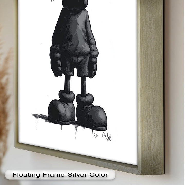 Schattenform Stille – KAWS Ölgemälde