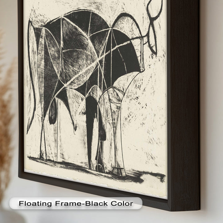 The Bull by Pablo Picasso – Minimal Abstract Oil Painting