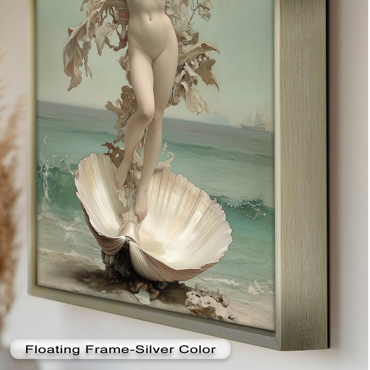 Ethereal Awakening – Renaissance Venus Rising Oil Painting