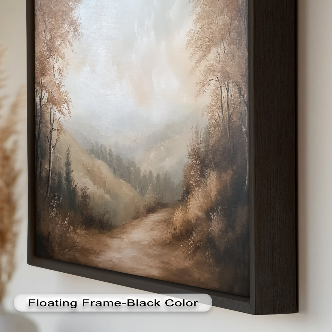 Forest Path – Framed Landscape Oil Painting