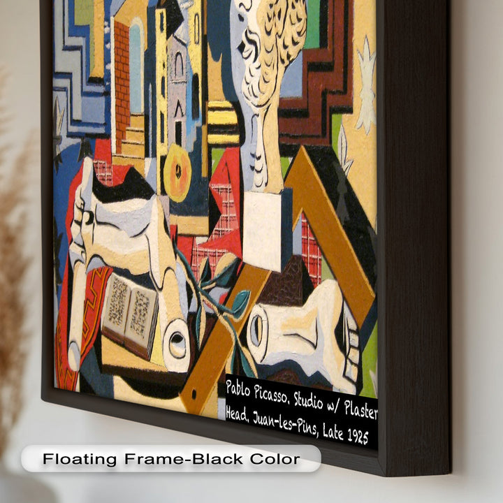 Studio with Plaster Head by Picasso – Cubist Oil Painting