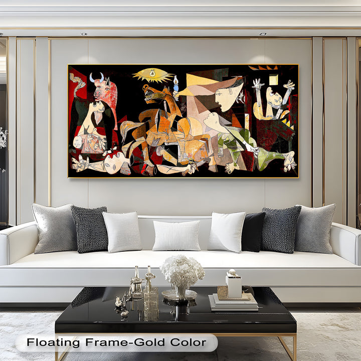Fragmented Reflection – Abstract Portrait Picasso Oil Painting