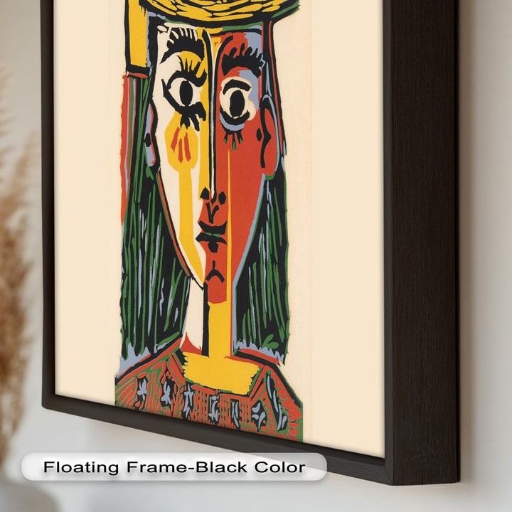 Picasso Woman with Hat – Cubist Portrait Oil Painting