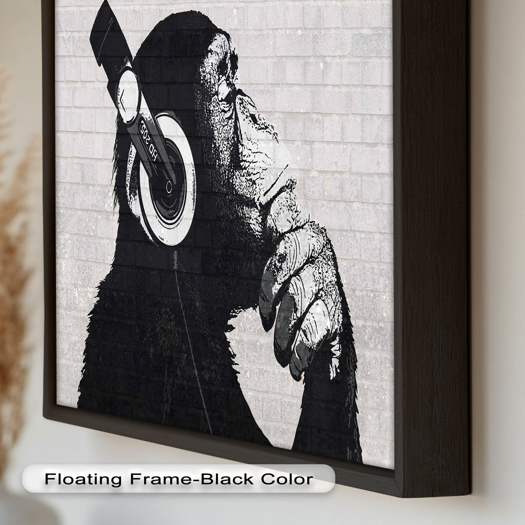Contemplative Chimp – Banksy Oil Painting