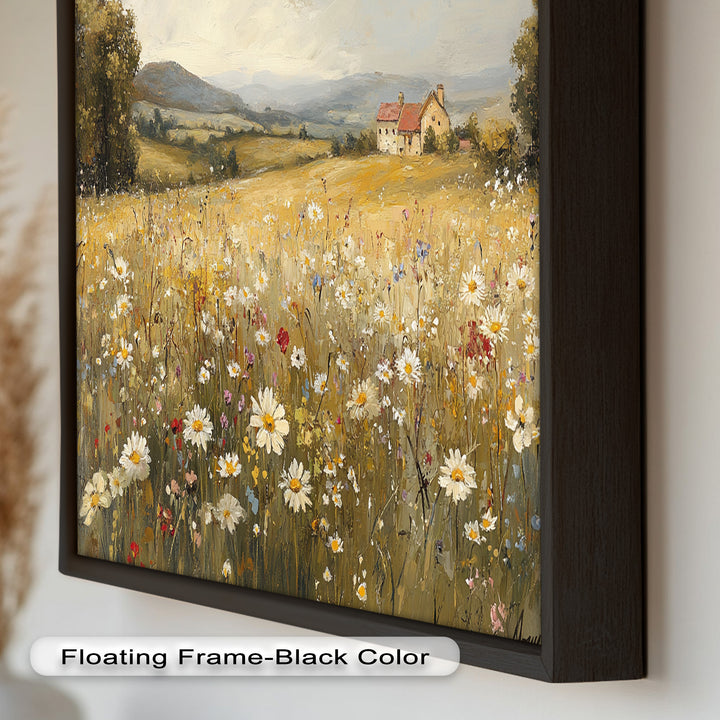 Countryside Bloom – Floral Oil Painting