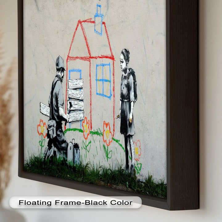 Boarded Dreams – Banksy Oil Painting