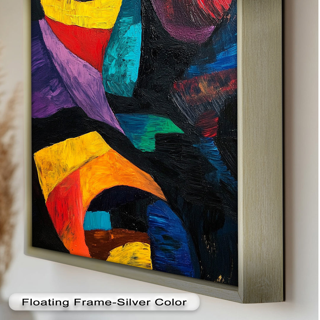 Abstract Eye Expression – Fauvism Oil Painting