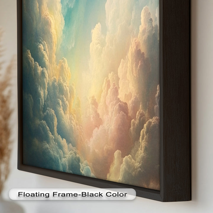 Heavenly Sky Glow – Modern Oil Painting