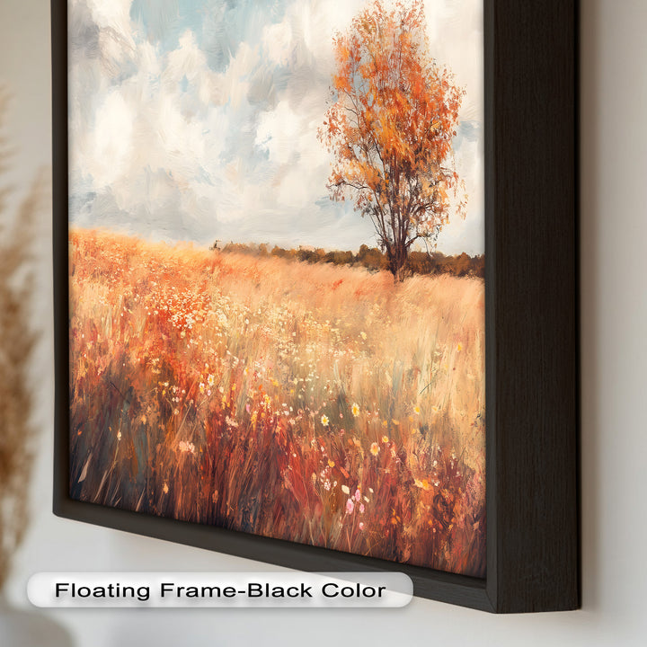Vintage Autumn Fall – Landscape Oil Painting
