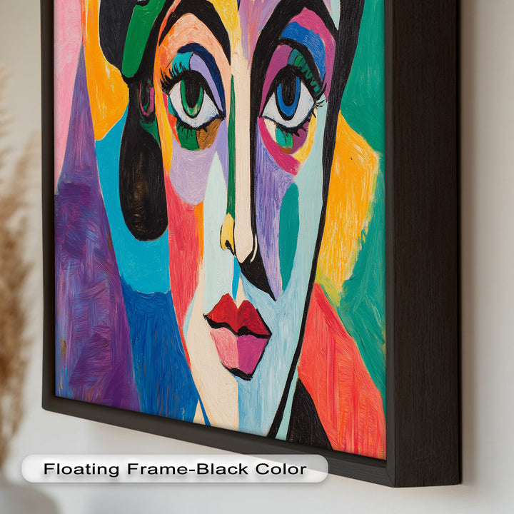 Frauenporträt Ölgemälde – Fauvistische expressionistische Kunst