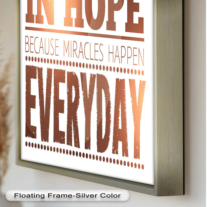 Believe in Hope – Motivational Oil Painting - MyPhotoStation