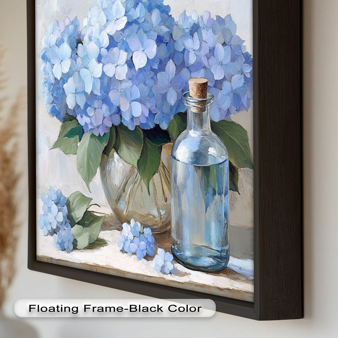 Blue Floral Still Life – Modern Oil Paintings