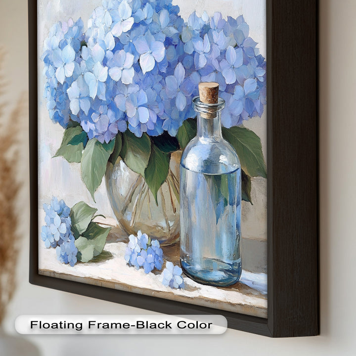 Blue Floral Still Life – Modern Oil Paintings