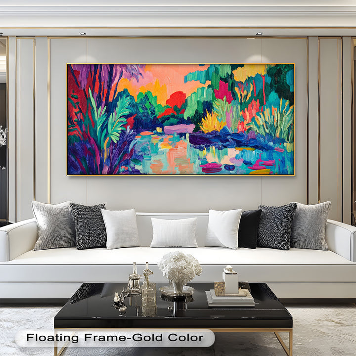 Tropical Reflections – Fauvist Oil Painting