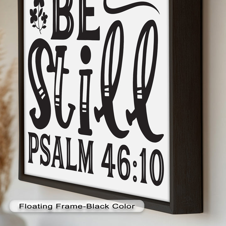 Sei still – Psalm 46:10 Bibel Bibel Ölgemälde