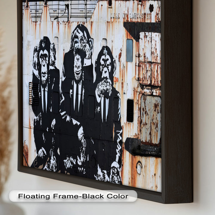 The Silent Truth – Banksy Oil Painting